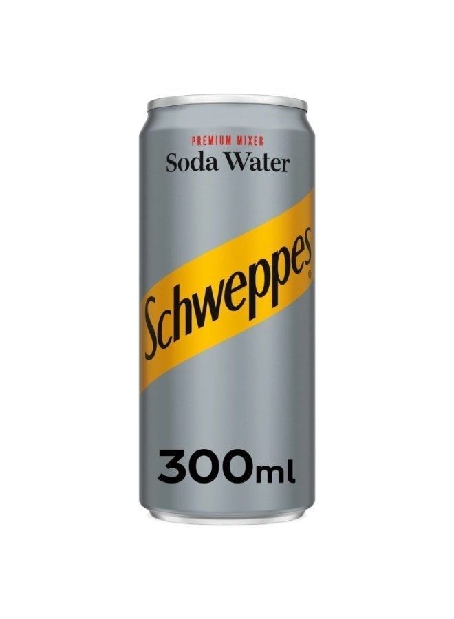 شويبس مياه الصودا شويبس 300 مل علب – عبوة مكونة من 24 | مزيج فوّار فاخر - Image 1